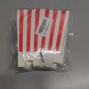 2 x 36 Pcs Popcorn Boxes, Mini Paper Popcorn Box, Container for Movie Night Decorations, White and Red Stripes