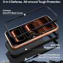 Heavy Duty for iPhone 17 Pro Case - Compatible with MagSafe Shockproof Protective Rugged Magnetic Men Military Grade Shock Drop Proof Durable Phone Cover Funda for Apple 17Pro Case, Tech