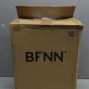 BFNN Free Standing Foldable Dog Gate, 16.5" High Step-Over Metal Short Pet Gate, Up to 96" Wide Puppy Fence for Stairs and Doorways, Indoor & Outdoor Use, No Drilling and No Assembly, White