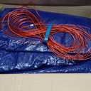 16x25 FT Oval Winter Pool Cover, Steel Cable and Pulley, Above Ground Pools