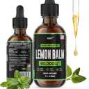 HERBIFY Lemon Balm Tincture - Melissa Officinalis Leaf Liquid Extract - Brain Support and Mood Boost - Lemon Balm Drops for Immune & Cognitive Support - 2 Fl oz