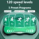 Vibration Plate Exercise Machine for Whole Body Workout, Professional Vibrating Plate with 330lbs Capacity, 5 Preset Programs & Bluetooth for Home Office Lymphatic Drainage & Weight Loss