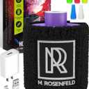 M. ROSENFELD Purple Mini Hookah Pump Hookah Starter with Rechargeable Battery - Electric Hookah Starter Vacuum Kit with Led Light - Mini Portable Charcoal Starter