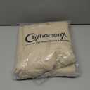 Chyhomenyc Linen Curtains 84 Inch Length 2 Panels, Faux Linen Semi Sheer Light Filtering Soft Slub Textured Privacy Farmhouse Curtain Drapes for Living Room Bedroom, 40" Wx84 L