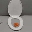 Mayfair Cassel Slow Close Toilet Seat, Easy Clean, Non Slip Premium Wood Seat, Easy Install, Made in USA, Elongated, White