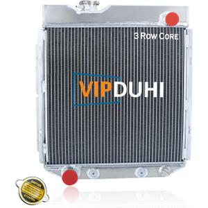 251 Radiator Compatible with Ford 1965-1966 Mustang Falcon Ranchero Econoline Mercury Comet 1961 1962 1963 1964 1960 2.4L 2.8L 3.3L 3.6L 4.3L 4.7L 7.0, 3 Row Aluminum Radiator