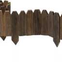 Wood Garden Edging, Flat Panel, 5.9 in H x 4.0 ft L (1 Pack)