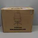 Drafting Chair Tall Office Chair Adjustable Swivel Rolling Mesh Height with Lumbar Support Arms Footrest Mid Back for Adults Standing Desk Drafting Stool (Black)