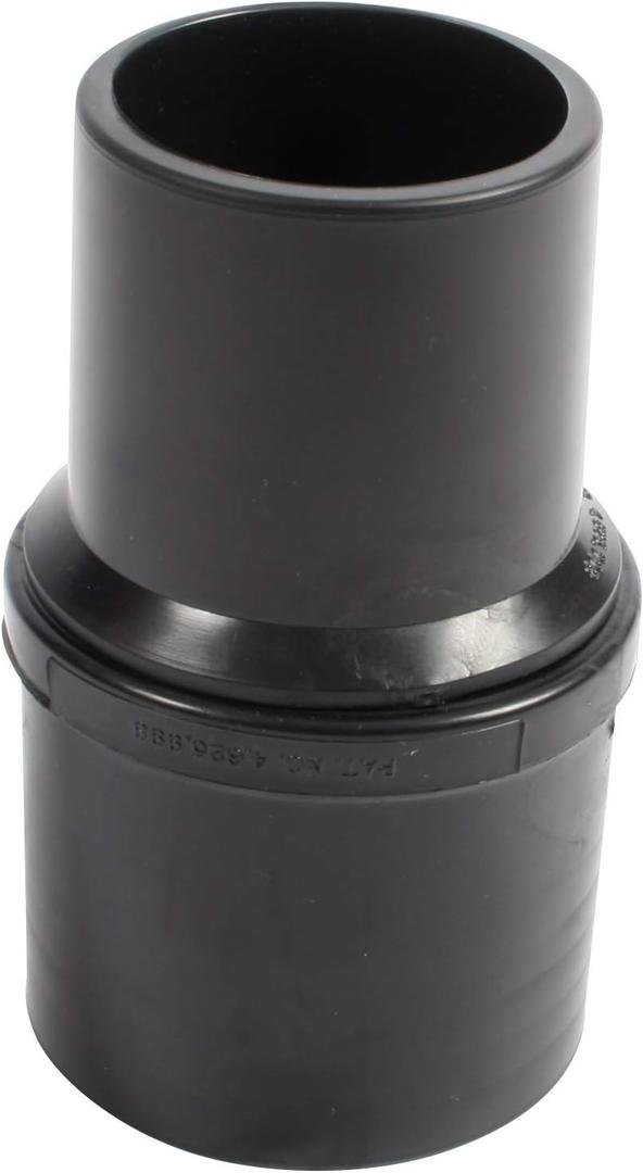 Cen-Tec Systems 69900 2" Threaded Swivel Vacuum Cuff to 2" Female Slip End Adapter, Black (1 Count (Pack of 1))