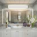 Aipsun 30W/32.6 inch Modern LED Vanity Light for Bathroom Light Fixture Up and Down Wall Light(Warm White 3000K)