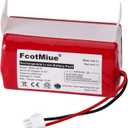 Replacement Battery RVBAT700 for Shark Ion RV700, RV720, RV750, RV755, Ecovacs Deebot N79, N79S, DN622, Eufy 11, 11S, 12, 15C, 15T, 25C, 30, 30C, 35C Robotic Vacuum Cleaners Lithium Batteries, 14.4V 2900mAh