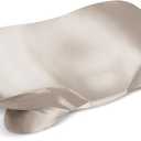 Satin Pillowcase for Zelimun Cervical Pillow, Ergonomic Case, Smooth & Soft Sleeping Pillowcase, Champagne Pillow Cover with Zipper