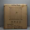 Baby Gate for Doorways Stairs Hallway 76.3-81.1 Inch Wide, Walk Through Child Gates with Pressure Mounted Extention Kit, Indoor Safety Child Gates for Kids or Pets