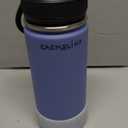 koodee 16 oz Water Bottle Stainless Steel Double Wall Vacuum Insulated Water Bottle for School Wide Mouth Flask with Leakproof Spout Lid (Royal Blue)