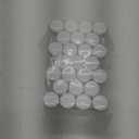 20ml Clear Glass Vials with Screw Caps and Plastic Stoppers, Small Liquid Sample Vial, Leak-Proof Vial, 25PCS(White Cap)