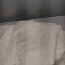 Flax Linen Curtains 96 Inches Long for Bedroom 2 Panels Back Tab Pocket Primitive Burlap Farmhouse Drape Sack Tweed Canvas Cloth Look Semi Sheer Tan Beige Curtains for Living Room Neutral Earth Tone