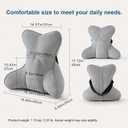 Lumbar Back Pillow (Pat. Pend), Supportive Back Cushion for Bed, Couch & Recliner, Ergonomic Lumbar Pillow with Customizable Firmness for Lower Back Pain Relief, Zinc Gray, 17.7"
