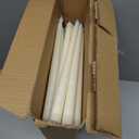Treela 72 Pcs Flameless LED Taper Candles Battery Operated Candles Bulk 11 Inch Flickering Fake Candlesticks with Warm Light for Valentines Day Church Wedding Party Battery Not Included(Classic,Ivory)