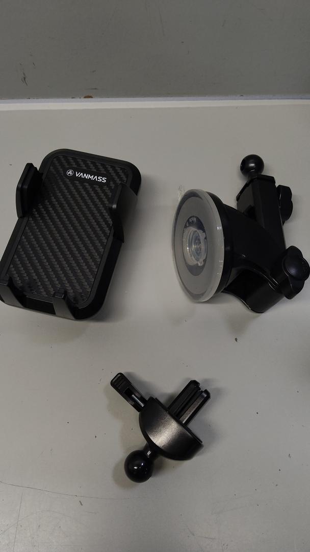 VANMASS Selphone Holder for Car Black 3Pcs