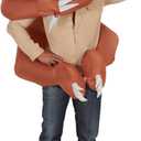 Morph Adult Inflatable Sloth Costume, Brown, One Size, Unisex, Halloween, Christmas, Carnival, Day Of The Dead, Mardi Gras