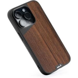 Mous - Case for iPhone 14 Pro Max Protective - Walnut - Limitless 5.0 - Fully MagSafe Compatible - Real Wood iPhone 14 Pro Max Case Shockproof