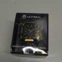 ULTIMAL Rugged Case with Band for Apple Watch 44mm,Compatible with Apple Watch Series SE 3/SE 2/SE Generation/6/5/4, Military Grade Shockproof Bumper Cover for iWatch Tactical Band Men (44mm,Gold)