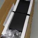 2 Pcs 4"x4" Fence Post Anchor,Inner Size 3.6"x3.6" Heavy Duty Fence Post Anchor Ground Spike 22" with Black Powder-Coated Outdoor Support Deck,Fence,Porch,Railing,Mailbox..