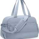 Gym Bag for Women, Travel Duffle Bags with Wet Pocket, Lightweight Carry on Bag Overnight Weekender Duffel Bag, Water Resistant (Haze Blue)