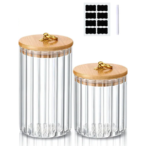 Storage Jars Decorative Coffee Bar Container Kitchen Glass Canister