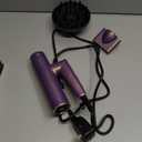 High Speed Plasma Ion Hair Dryer with Diffuser, Professional Blow Dryer 130000 RPM Brushless Motor for Fast Drying,1500W 3Temps/3Speeds Thermo-Control Lightweight Hairdryer for Women Home Travel Salon (Purple)