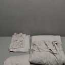 Bedorm Beige Duvet Cover Queen Shabby Chic Bedding Soft Breathable Washed Microfiber Ruffle Duvet Cover Coquette Cute Comforter Cover Girls Women, 3 Pieces