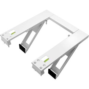 Qualward Air Conditioner Bracket Window AC Support Brackets - Heavy Duty with 2 Arms, Up to 180 lbs for 12000 to 24000 BTU AC Units- Fits Single Or Double Hung Windows
