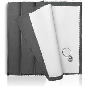 3PCS Silver Polishing Cloth, 11'' x 14'' X-Large PremiumJewelry Cleaning Cloth, Suitable for Gold, Diamonds, Silverware, Platinum, Gemstones & Other Precious Metal Jewelry, Coins