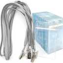 Bird Fiy Lanyards with Id Holder Badges Name Tags 50 Pack Lanyards with Bulldog Clip and 50 Pack Waterproof Clear Plastic Vertical Name Tag Badge ID Card Holders (Gray)