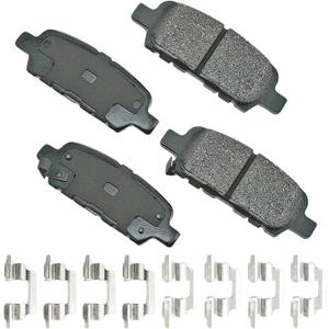 Akebono-ACT905A Ultra-Premium Ceramic Rear Disc Brake Pads GREY