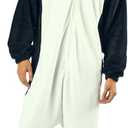 Bioworld Penguin Adult Hooded Kigurumi Onesie Costume Union Suit (White, XL)