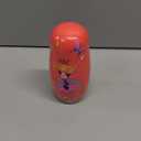 Konrisa Matryoshka Nesting Dolls Set of 5 Pieces Angel Elf Handmade Figurine Wooden Stacking Dolls for Girls Wedding Party Supplies Home Decoration (Pink)