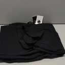 Womens Barrel Harem Linen Pants Wide Leg Pants Baggy Palazzo Drawstring Elastic Waist with Pockets Beach (XX-Large, Black)