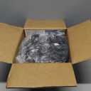 Brightown Outdoor String Lights, 150FT 47+2 LED ST38 LED Patio Lights Shatterproof, Dimmable IP65 Waterproof Connectable Hanging Outdoor Light for Backyard, Porch, Deck, Balcony (Black)