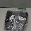 KITCHENAID Fitted Tilt-Head Solid Stand Mixer Cover with Storage Pocket, Quilted 100% Cotton, Matte Black, 14.4"x18"x10", NEW AND IMPROVED FIT