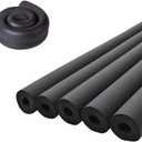 Pipe Insulation Foam Tube 1-1/2"ID*3/8" Foam Tubing Black Pipe Cover Heat Preservation for Outdoor Water Pipe Insulation,AC Unit, Guitar Stands, Exercise Machine Handle and Roof Rack Etc