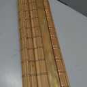 LazBlinds No Drill Cordless Bamboo Roman Shades, 34.5" W × 72" H, Brown