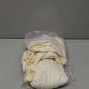 10x10ft Wrinkle Free Ivory Backdrop Curtain for Parties Soft Fabric Drapes Wedding Ivory Curtain Backdrop for Birthday Party Decorations Background for Photography 5x10ft, 2 Panels