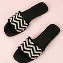 Sandals Women One Band Soft Cushion Fashion Color  Flat Sandals Slip On Summer Beach Home Womens Sandals Size 7