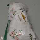 BOPRIO Muslin Baby Blankets for Girls Super Soft Nursery Minky Blankets with Breathable Muslin Cotton Front and 3D Touch Dotted Fleece Backing, Pink Floral Printed Bed Throws Newborn 30 x 40 Inch