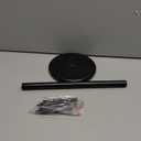 Wisuce Black Coffee Mug Tree, Updated Thick Bamboo Mug Holder Base,Coffee Cup Stand Mug Holders with 6 Hooks for Countertop Cup Rack Organizer Stand (Black)