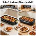 Pukomc Electric Indoor Grill, 2 in 1 Indoor Grills for Kitchen with Grill Net & Non-Stick Cooking Removable Plate, Temperature Control, Dishwasher Safe, 1800W Large Smokeless, 
Product Dimensions	22.44"D x 10"W x 3.54"H