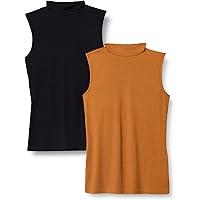 AmazonEssentials, No Sleeve Long Neck Shirts Size L