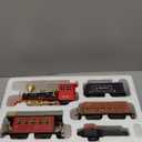 Hot Bee Train Set - Train Toys with Remote Control Trains for Boys with Smokes, Lights and Sound,Toy Train Set for Under Christmas Tree, Toddler Model Trains for 3 4 5 6 7 8+ Years Old Kids