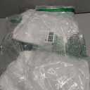 2 Pack Ruffled Gingham Pillow Covers, King Size, White, 20x36 inch